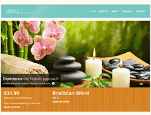 Tablet Screenshot of abeyspa.com